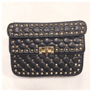 Leather Bag Rockstud Spike Bag Satchel